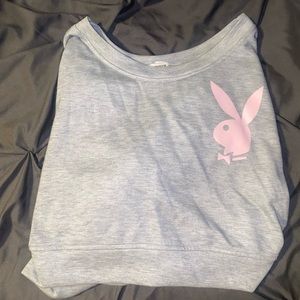Playboy Crop Sweatshirt